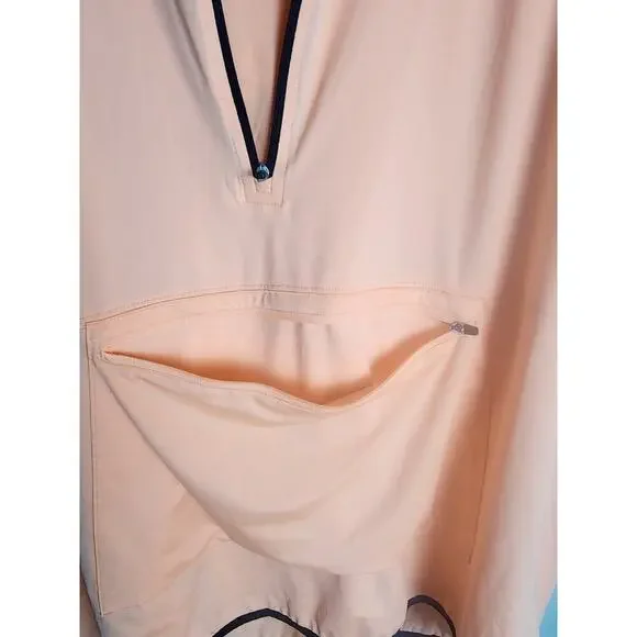 Livi Active lightweight hooded 1/4 zip vest sz 26/28 kangaroo pocket sleeveless - Picture 4 of 9